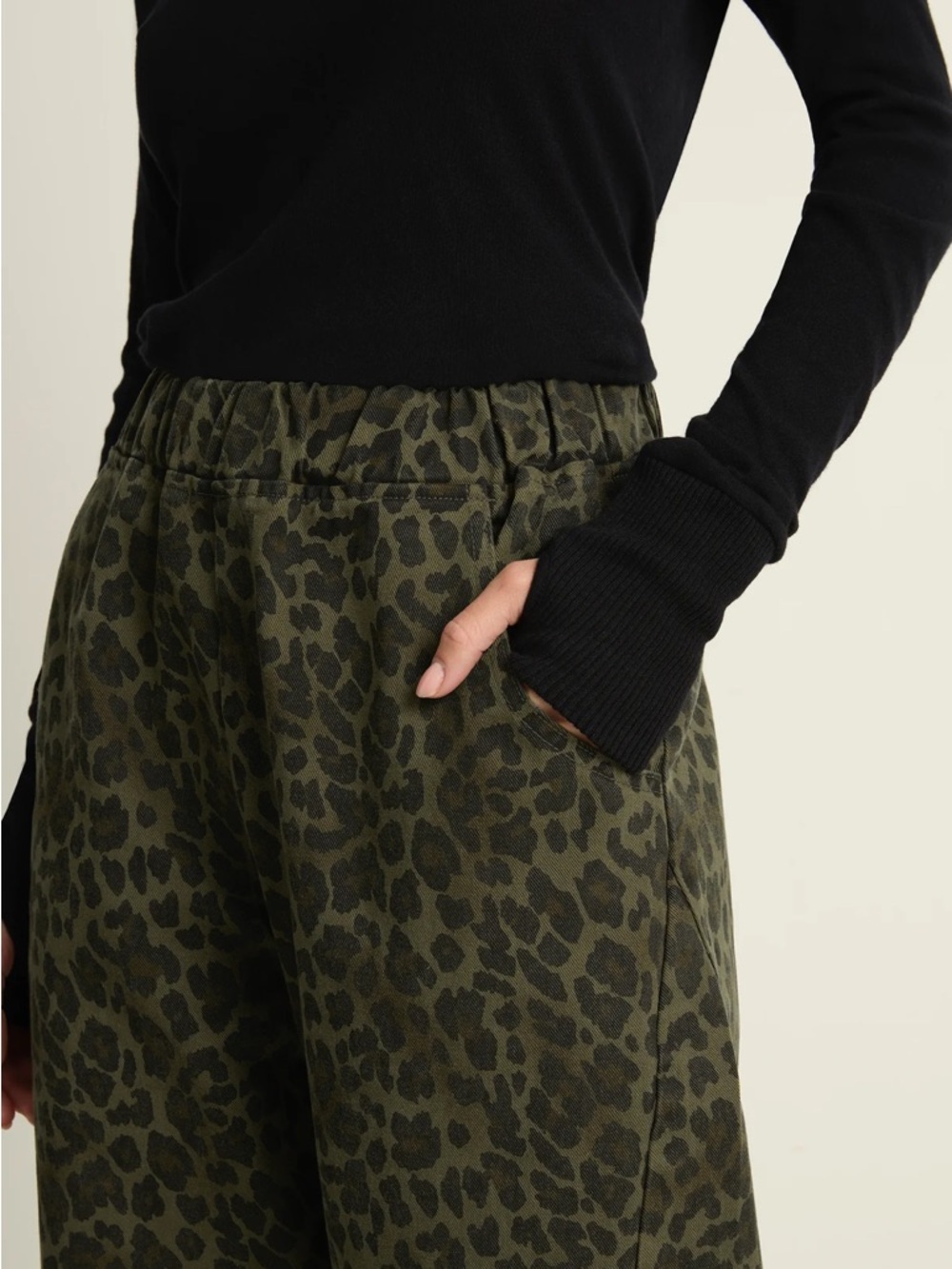 Le Bon Shoppe Arc Pants Leopard